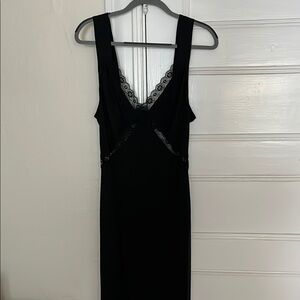 Reformation Black Lace Dress